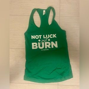 🍀 Burn Boot Camp Racer Back Tank Top Medium 🔥